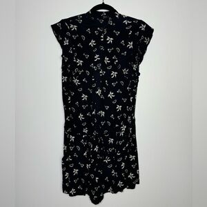 Rails tropical ruffle printed romper size small